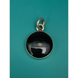 .925 Mustard Seed Sterling Silver Jewelry Charm #faith #keepsake #black onyx
